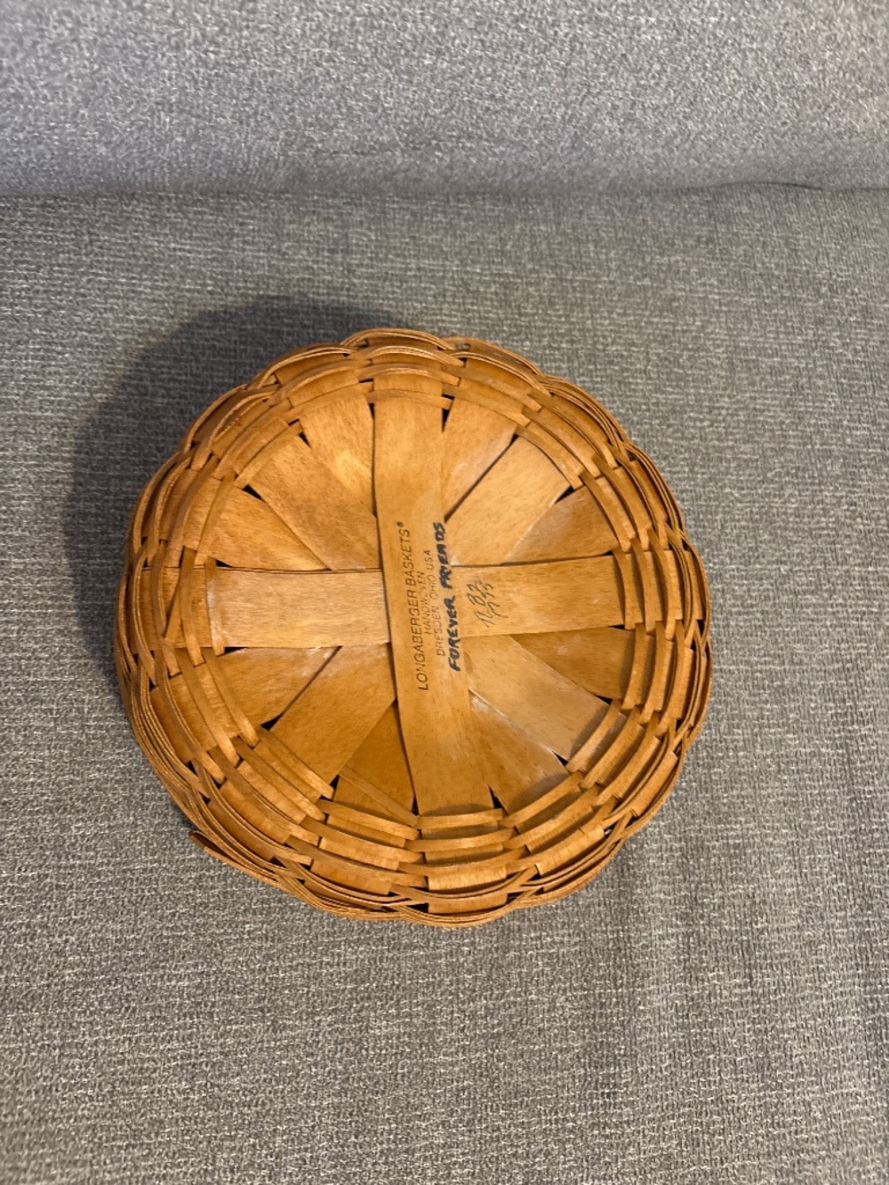 Longaberger Basket with insert - Picture 2 of 4